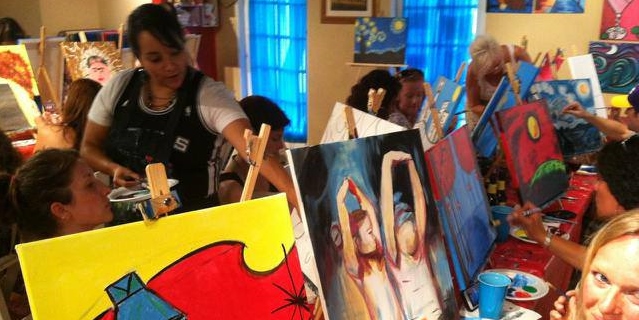 Paint, Sip Wine, have fun at our Corpus Christi, TX Paint Studio